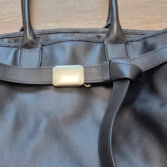 [BUNJANG] Brown Yak Leather Buckle17 Shoulder Bag / 브라운야드 레더 버클17 백(Buckle17)