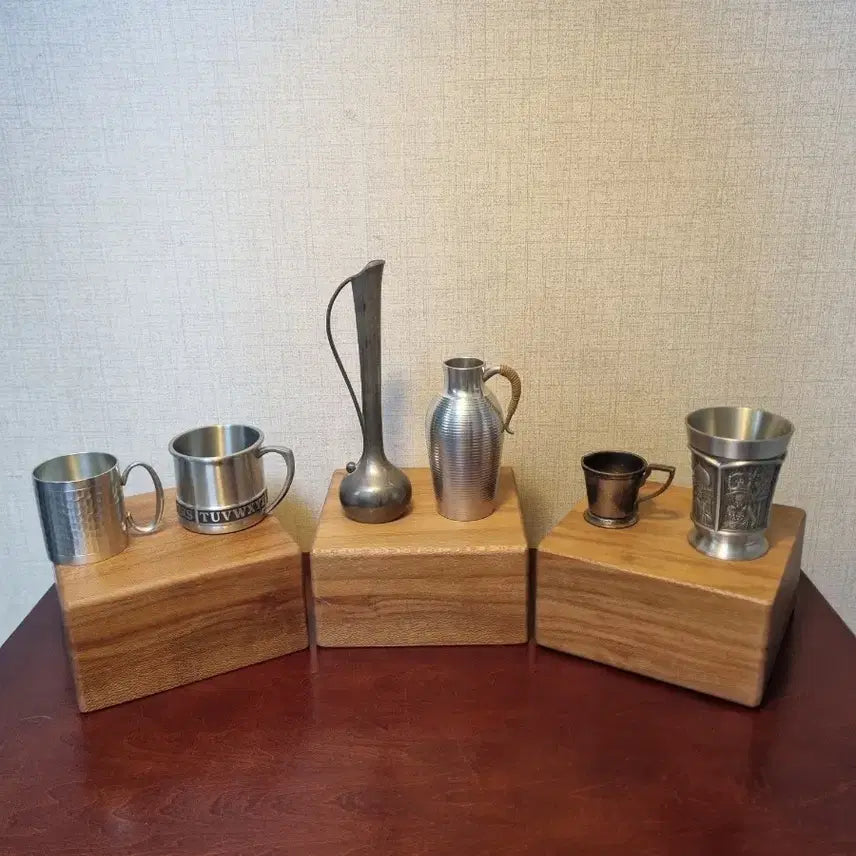 [BUNJANG] Vintage Pewter Trinket Bundle Set / [주석 소품] 사이즈 아담한 빈티지 주석 소품 일괄