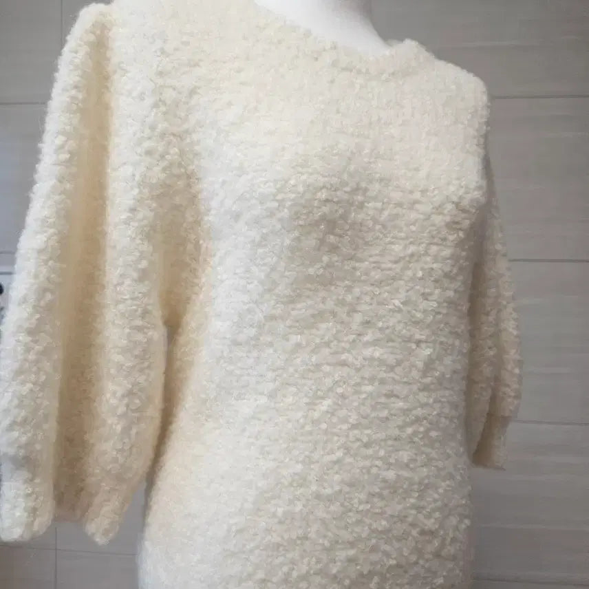 [BUNJANG] Less Beige Knit Long Dress / (레스베이지) 뽀송 니트 롱원피스 (새상품)
