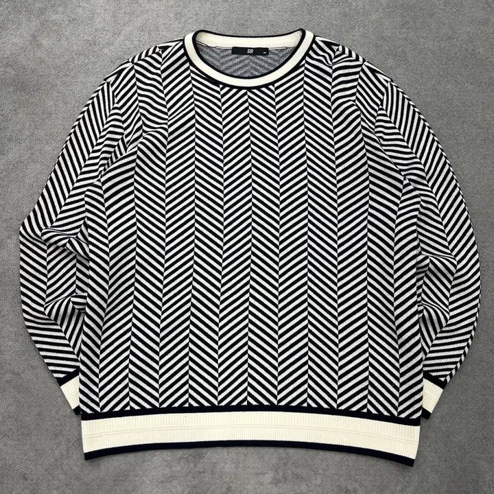 [BUNJANG] Songzio Pattern Wool Knit / 105 송지오 패턴 울 니트