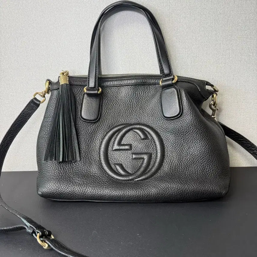 [BUNJANG] Gucci Soho Tassel Chain Tote Bag Shoulder Bag / 구찌 소호라인 테슬 체인 토트 겸 숄더백