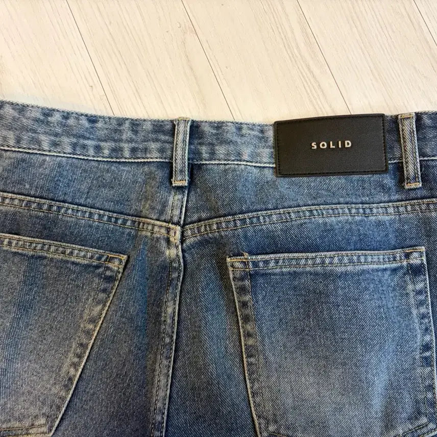 [BUNJANG] Solid Homme Cropped Mufchin Jeans (Size 48) / 정품 솔리드옴므 크롭무파진 청바지 48사이즈