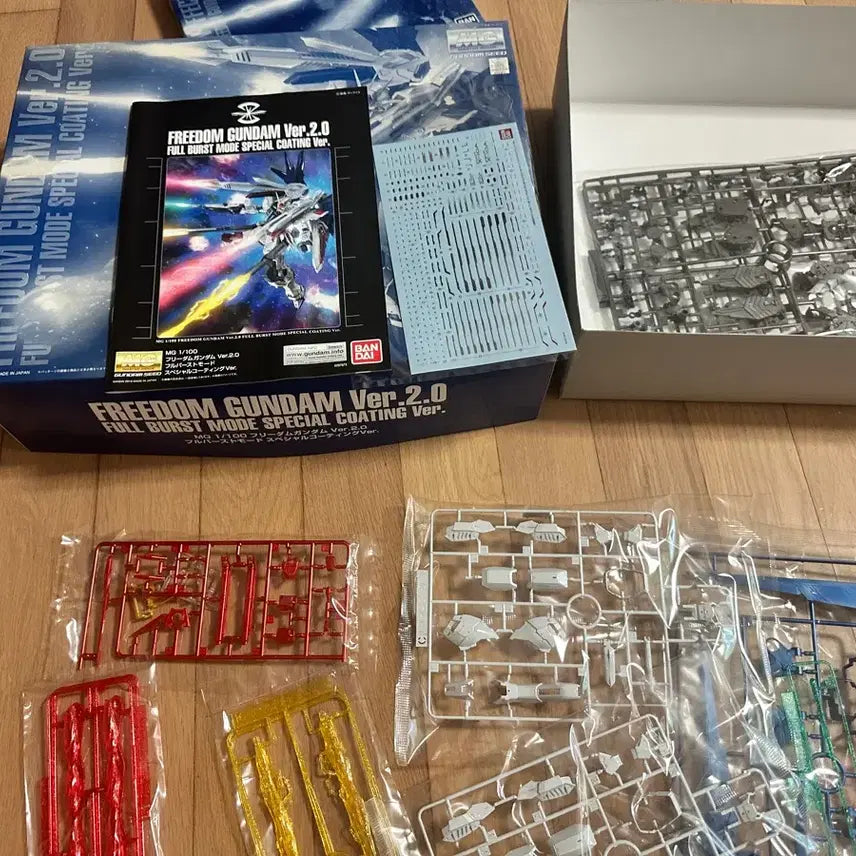 [BUNJANG] Bandai MG Freedom 2.0 Special Coating + Effect Set / 반다이 mg 프리덤 2.0 스페셜 코팅 + 이펙트 세트