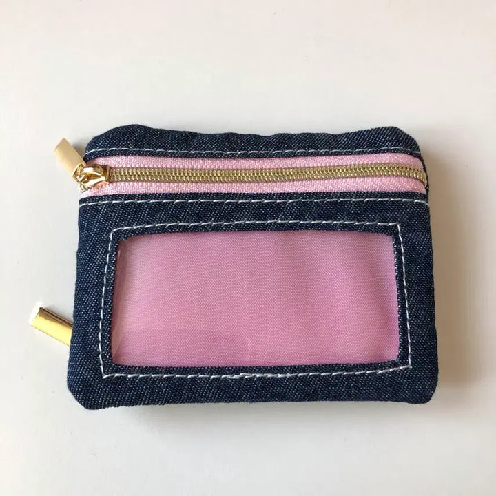 [BUNJANG] Usahana Denim Card Wallet / 우사하나 데님 카드 지갑