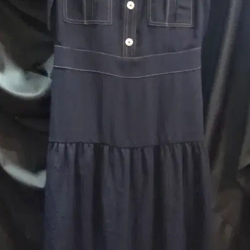 [BUNJANG] Egoist Long Dress Navy Size 66 / 에고이스트 롱 원피스