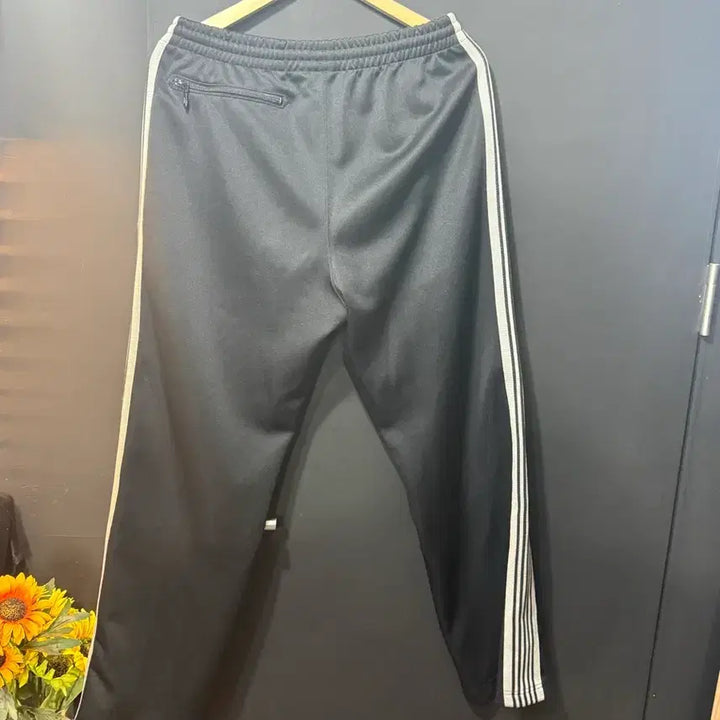 [BUNJANG] Needles x LHP Poly Smooth Track Pants Black/White / [ M ] 니들스 x LHP 폴리 스무스 트랙팬츠 블랙 / 화이트