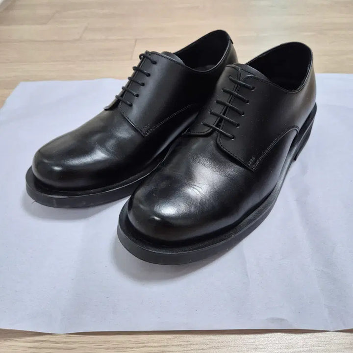 [BUNJANG] Musinsa Volume Round Derby Shoes Black 255 / 무탠다드/무신사 볼륨 라운드 더비 슈즈 255