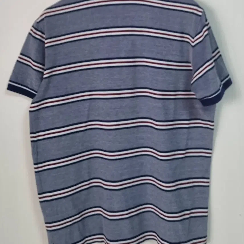 [BUNJANG] Hazzys Golf Slim Fit Blue Stripe PK T-Shirt XL (105) / 슬림핏 XL (105) 헤지스 골프 블루 스트라이프 PK 반팔티