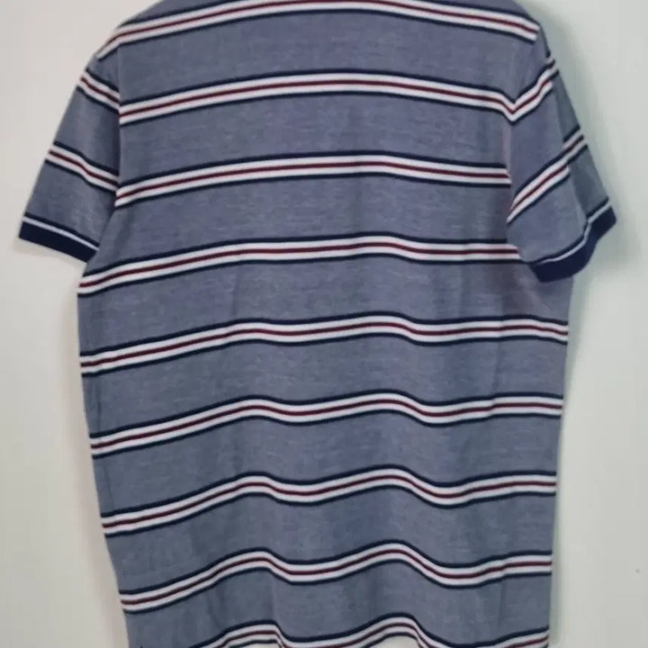 [BUNJANG] Hazzys Golf Slim Fit Blue Stripe PK T-Shirt XL (105) / 슬림핏 XL (105) 헤지스 골프 블루 스트라이프 PK 반팔티