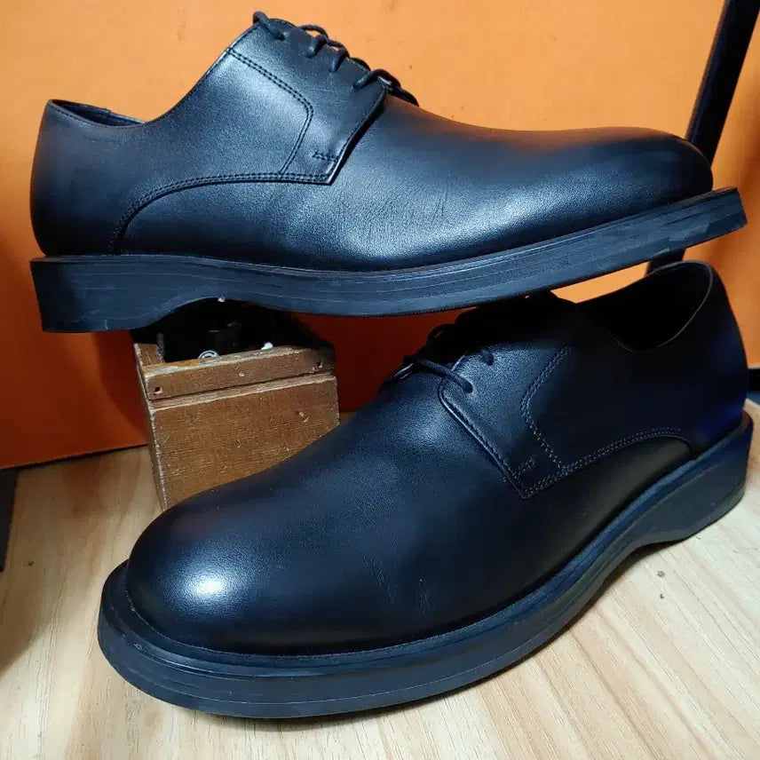 [BUNJANG] mmrb Memorable Natural Leather Derby Shoes (Tagged 275, Recommended 270) / mmrb메모러블 천연가죽 더비슈즈(표기275 추천사이즈270)