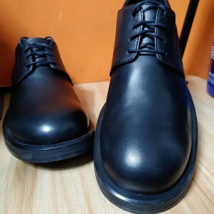 [BUNJANG] mmrb Memorable Natural Leather Derby Shoes (Tagged 275, Recommended 270) / mmrb메모러블 천연가죽 더비슈즈(표기275 추천사이즈270)