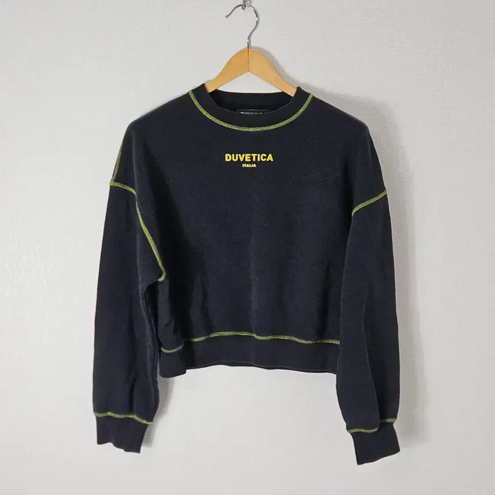 [BUNJANG] DUVETICA Cropped Sweatshirt Training Sportswear M / 듀베티카 크롭 맨투맨 트레이닝 스포츠테리 M (백화점 정품)