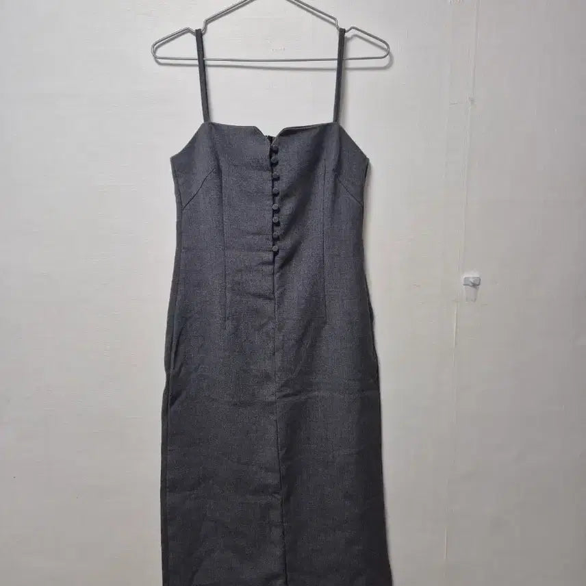 [BUNJANG] Gray Bustier Dress / 그레이 뷔스티에 원피스