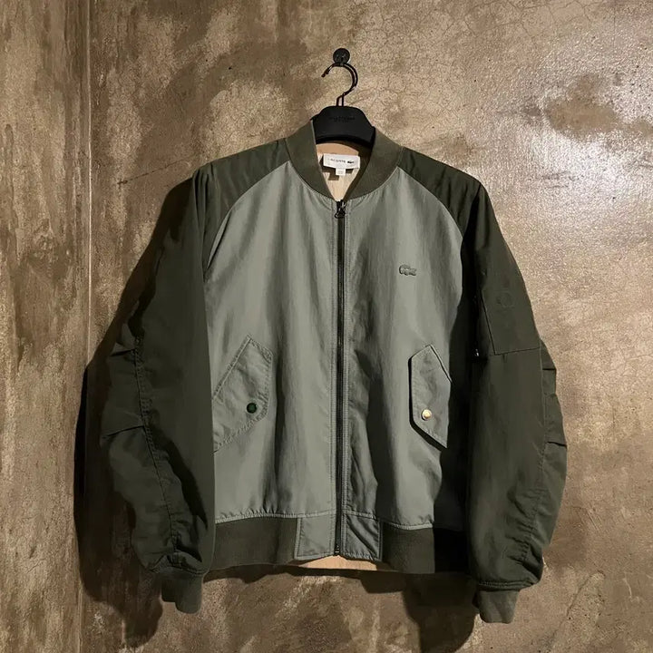 [BUNJANG] Lacoste Reversible Bomber Jacket / 라코스테 리버시블 항공점퍼