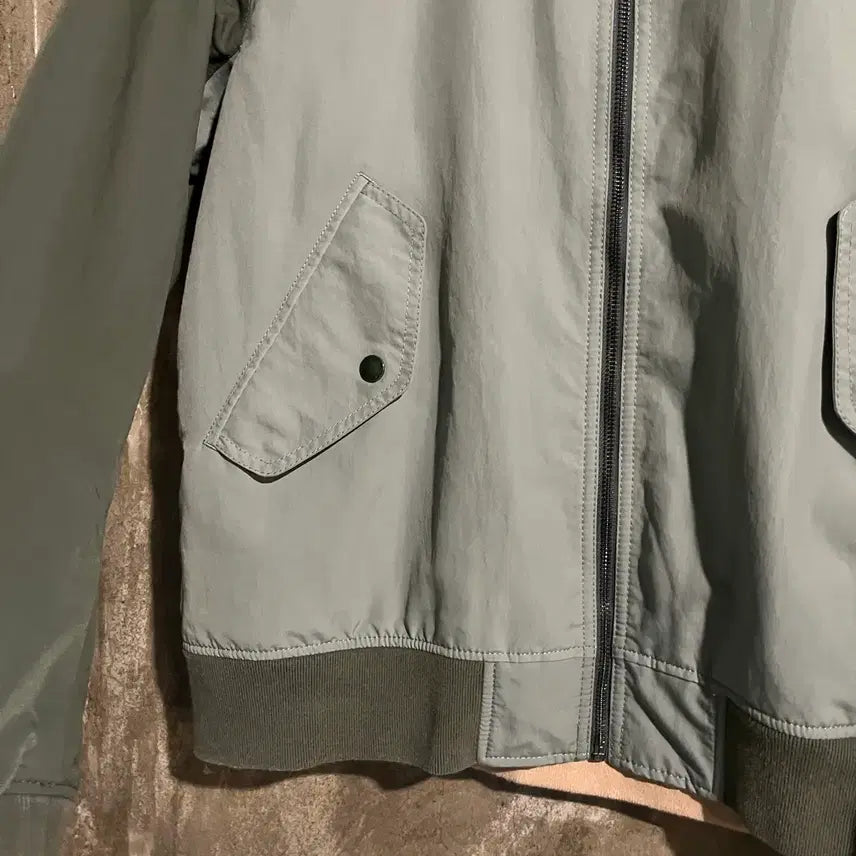 [BUNJANG] Lacoste Reversible Bomber Jacket / 라코스테 리버시블 항공점퍼