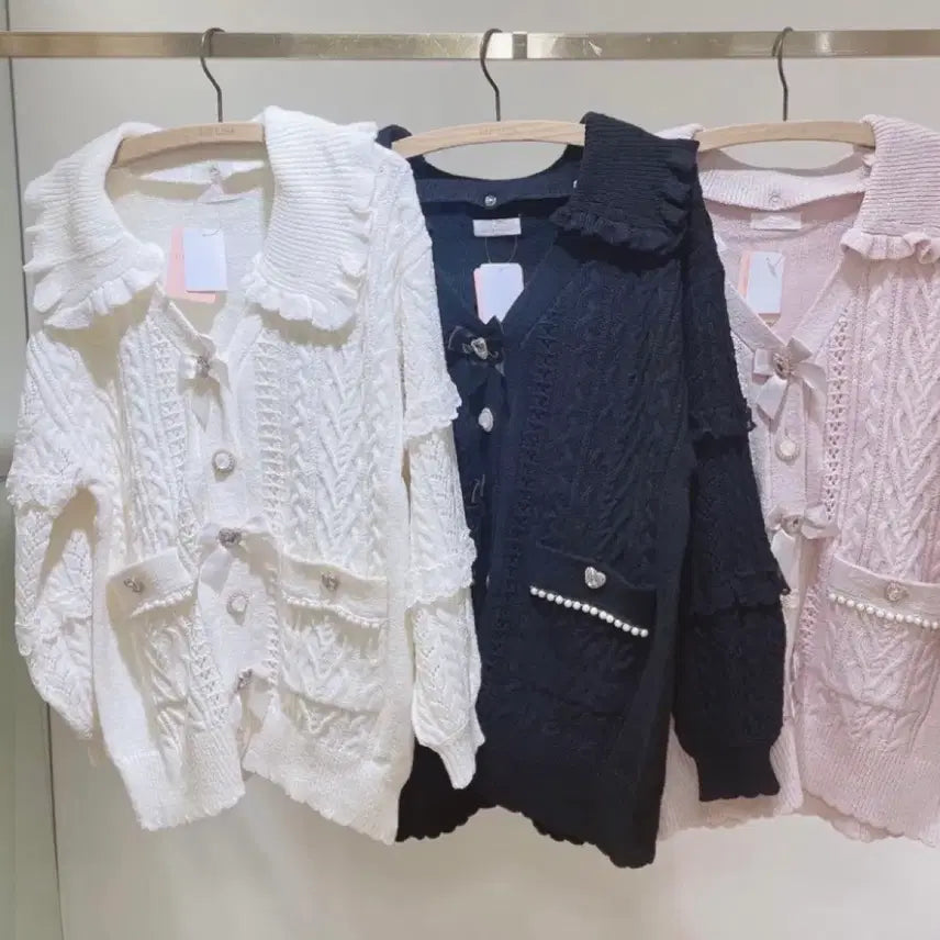[BUNJANG] Lizlisa "Ji-Rei-Kei" Cardigan / 리즈리사 가디건 양산형 지뢰계 앙크루즈 로지타 마즈 노에미 시크릿허니