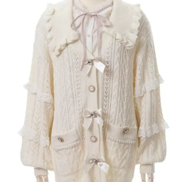 [BUNJANG] Lizlisa "Ji-Rei-Kei" Cardigan / 리즈리사 가디건 양산형 지뢰계 앙크루즈 로지타 마즈 노에미 시크릿허니