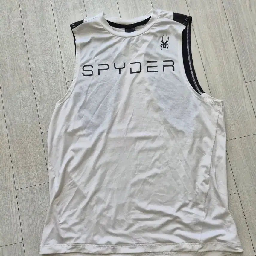 [BUNJANG] Spyder Functional Sleeveless Tank Top White M / 스파이더 기능성 민소매 나시 화이트 M95