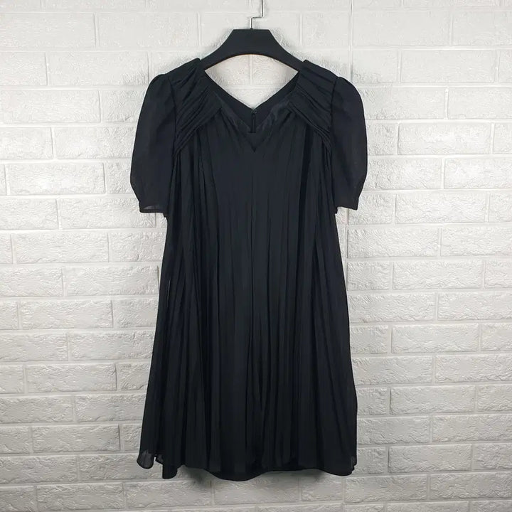 [BUNJANG] ON&amp;ON Black Pleated Dress / [85]온앤온 블랙 플리츠 원피스