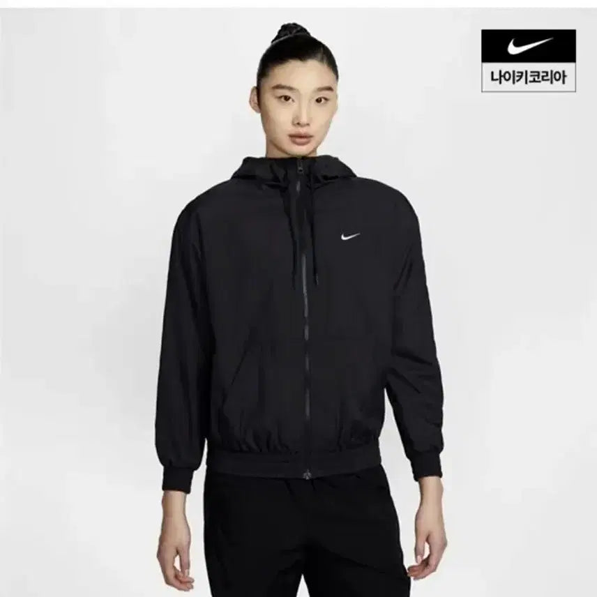 [BUNJANG] Nike Black Hooded Windbreaker Jacket XL / XL)나이키 블랙 후드 바람막이 자켓