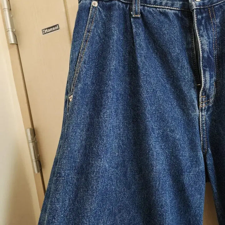 [BUNJANG] Fieldworker Cargo Wide Denim Pants / 필드워커 - (공용)카고 와이드 데님 팬츠