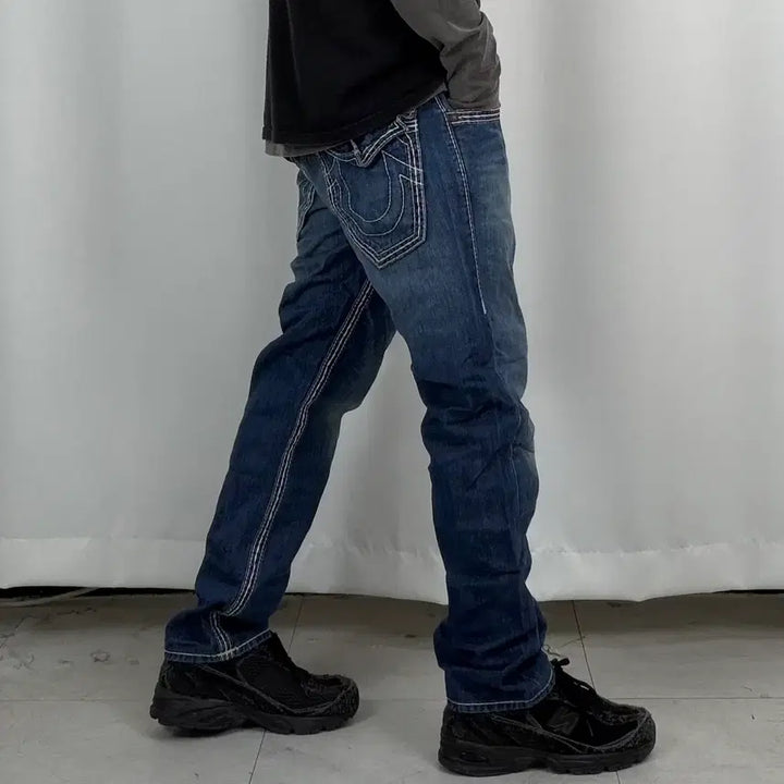 [BUNJANG] True Religion Slim Fit Denim Jeans (Size 31) / a344) 31 트루릴리전 슬림 데님/청바지