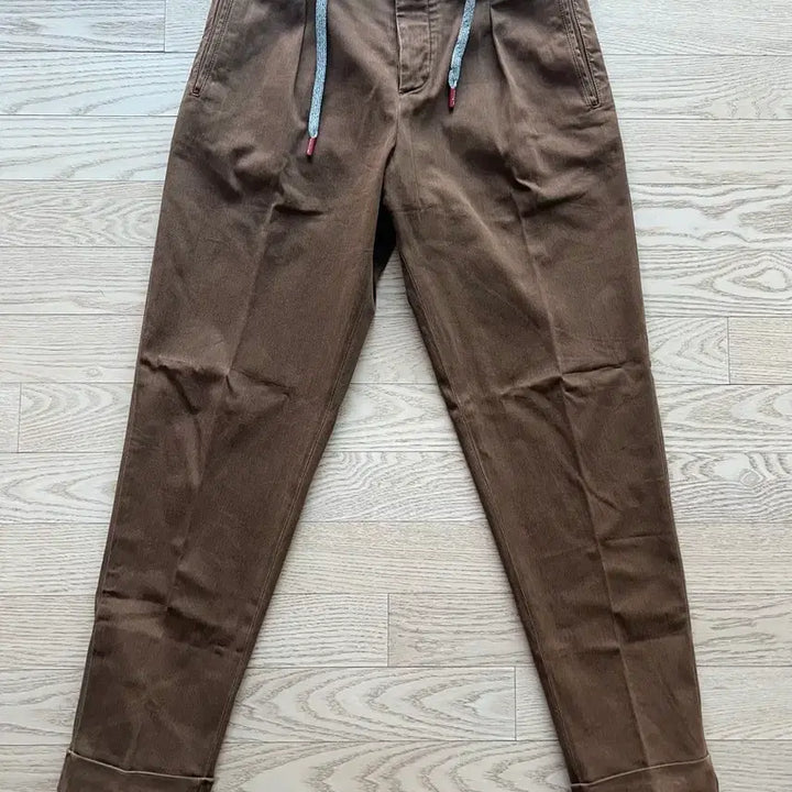 [BUNJANG] Kiton Brown Cotton Pants Size 33 / [33]키톤 브라운 팬츠