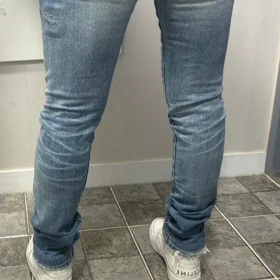 [BUNJANG] Balmain Slim Biker Jeans (28) / 발망(정품) 무릎 절개없는슬림 바이커 28