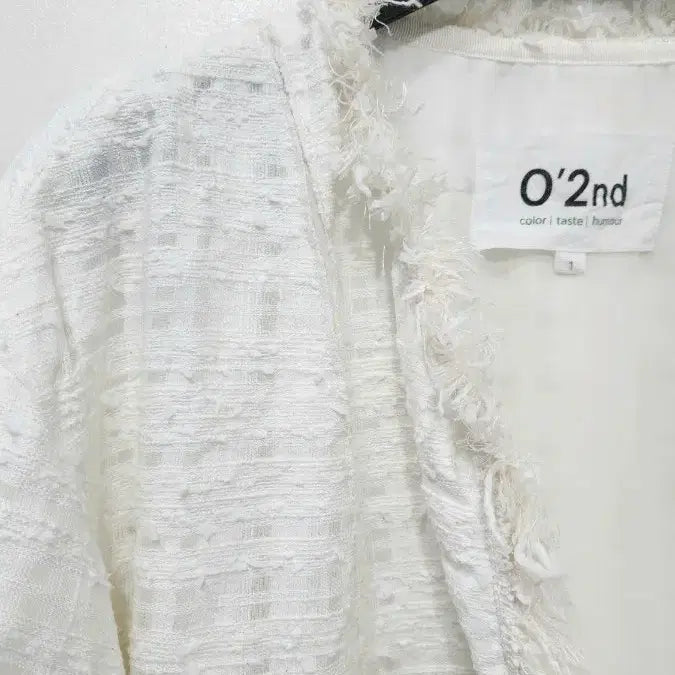 [BUNJANG] Ozcecon Tweed Short Sleeve Jacket / 오즈세컨 트위드 반팔 자켓 1