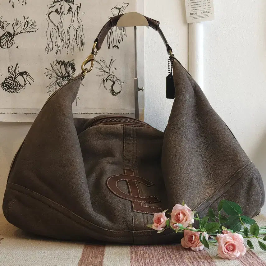 [BUNJANG] Coach Shearling Leather Big Tote Bag / 코치 빅토트 레더백 코치 빅백 시어링 레더