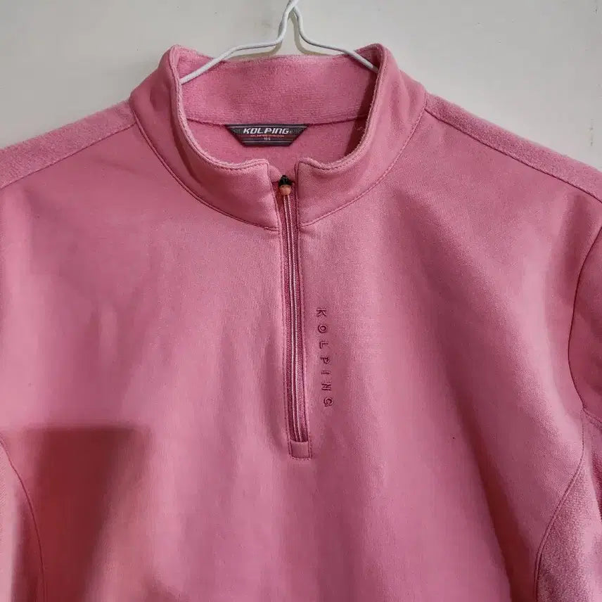 [BUNJANG] Kolping Pink Fleece Half-Zip Pullover Size 105 / Kolping 핑크 플리스 반집업 105