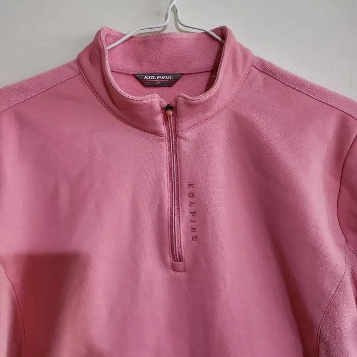 [BUNJANG] Kolping Pink Fleece Half-Zip Pullover Size 105 / Kolping 핑크 플리스 반집업 105
