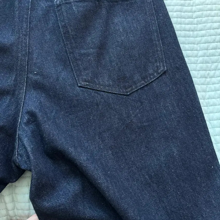 [BUNJANG] Wide Straight Leg Jeans / 와이드 스트레이트 진