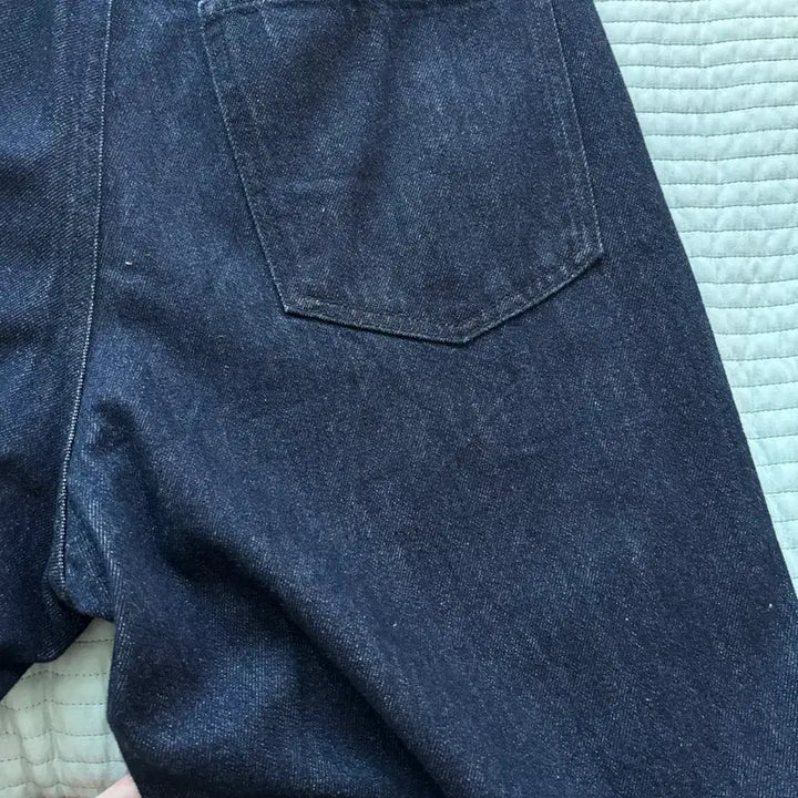 [BUNJANG] Wide Straight Leg Jeans / 와이드 스트레이트 진