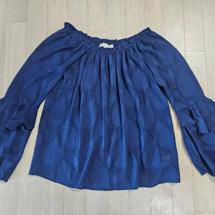 [BUNJANG] Michael Kors Off-Shoulder Blouse Navy S / 마이클코어스 오프숄더 블라우스 네이비 S