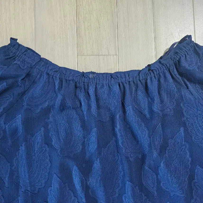 [BUNJANG] Michael Kors Off-Shoulder Blouse Navy S / 마이클코어스 오프숄더 블라우스 네이비 S