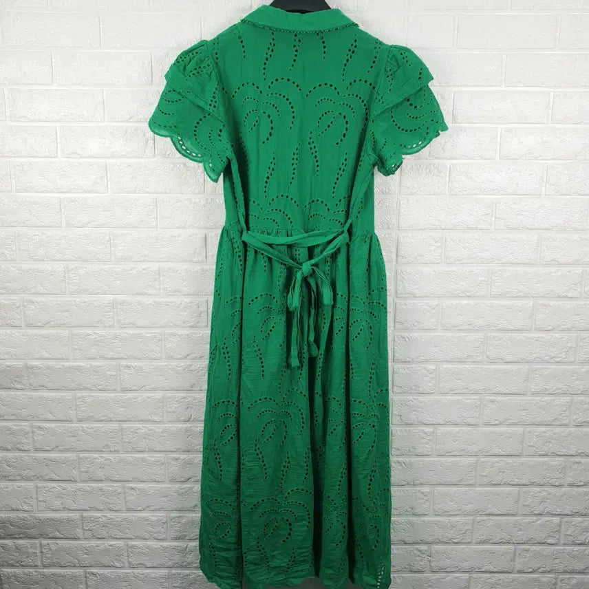 [BUNJANG] Styleonmi Eyelet Embroidery Punching Dress / [55]스타일온미 아일렛 자수 펀칭 원피스