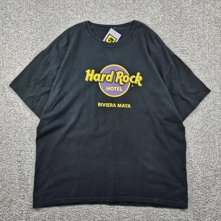 [BUNJANG] Hard Rock Cafe Black Short Sleeve T-Shirt (Estimated L) / 하드락카페 반팔 티셔츠 ( L추정 ) / 12102