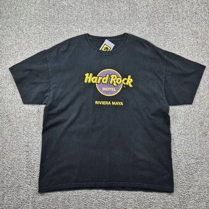 [BUNJANG] Hard Rock Cafe Black Short Sleeve T-Shirt (Estimated L) / 하드락카페 반팔 티셔츠 ( L추정 ) / 12102
