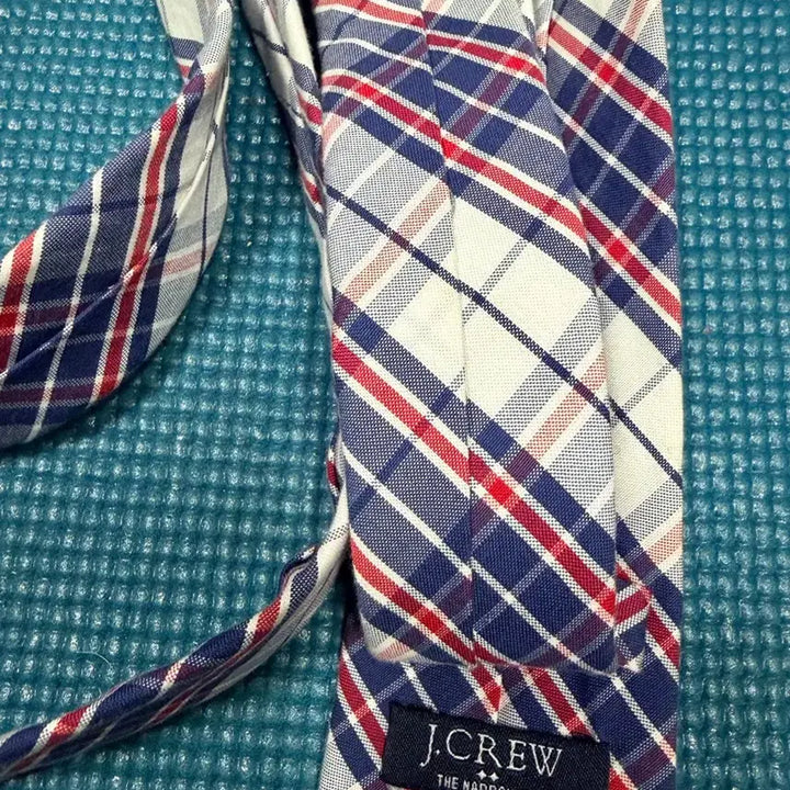 [BUNJANG] J.Crew Madras Check Narrow Tie / J.CREW 마드라스 체크 넥타이