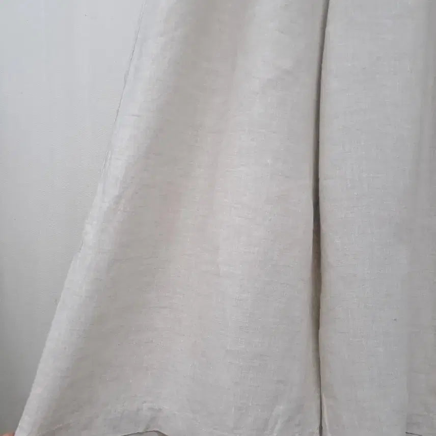 [BUNJANG] Linen Blend Skirt Pants (Size L) / 마 치마바지L