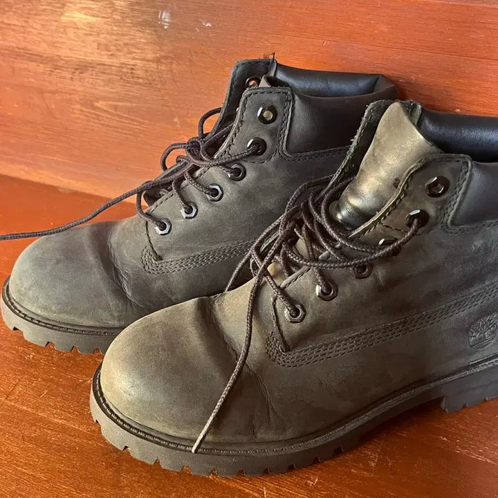 [BUNJANG] Timberland 6-Inch Premium Boots (Wheat Nubuck, Size UK 2.5) / 팀버랜드 6인치 프리미엄 부츠 12707M uk2.5