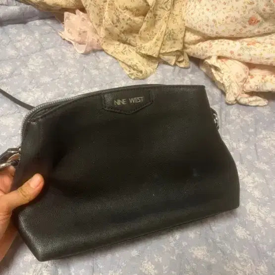 [BUNJANG] Nine West Black Crossbody Bag / 나인웨스트 블랙 크로스백 가방