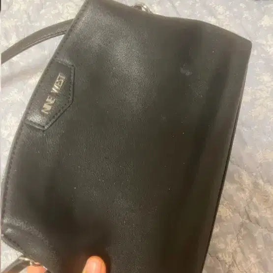 [BUNJANG] Nine West Black Crossbody Bag / 나인웨스트 블랙 크로스백 가방