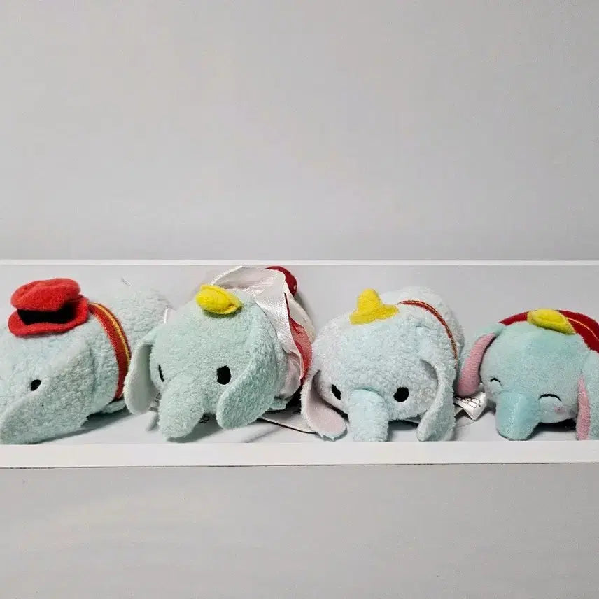 [BUNJANG] Disney Dumbo Tsum Tsum Plush Set / 디즈니 덤보 쯔무쯔무 썸썸인형 일괄