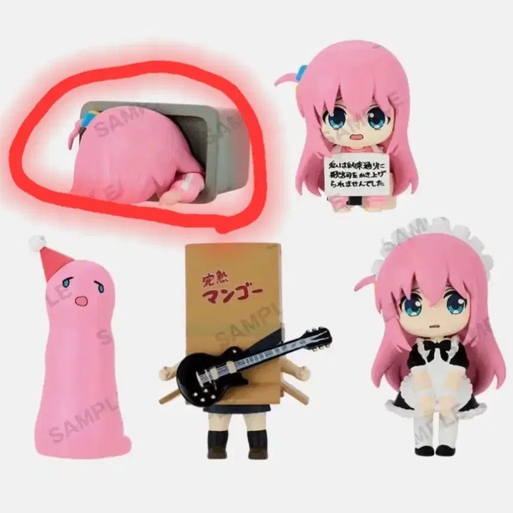 [BUNJANG] Sealed Bocchi the Rock! Gacha Trash Can Figure / 미개봉 봇치 가챠 판매합니다.