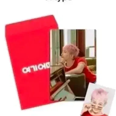[BUNJANG] Here is the App Type A (Red) + Type B (White) Photocard Set / 여기어때 형 포토카드 A형+B형세트(red+white)