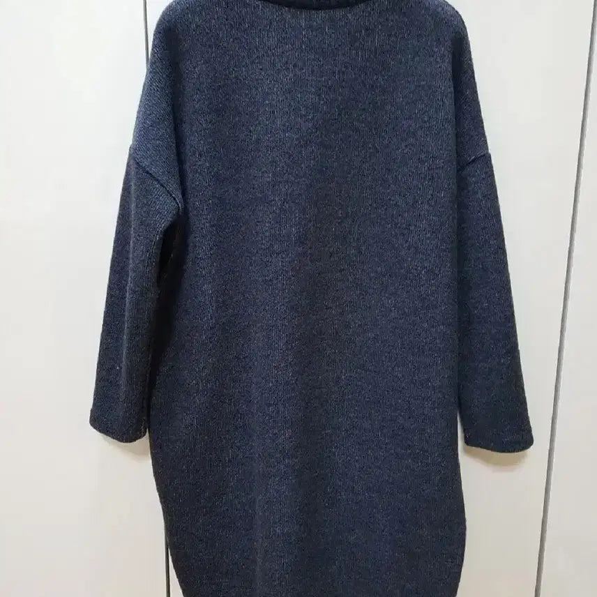 [BUNJANG] Dark Grey Knit Long Dress / 모던한 다크 그레이 니트 롱 원피스 FREE