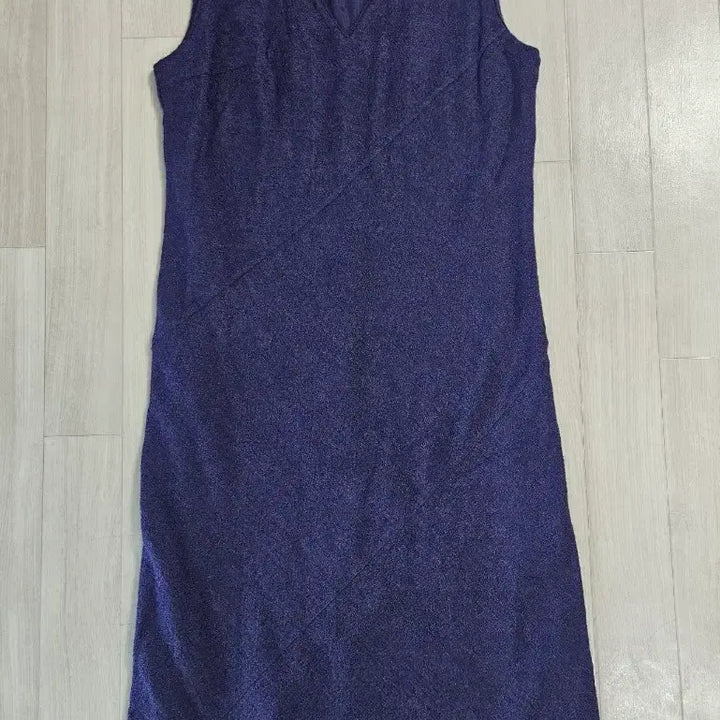 [BUNJANG] MISSONI Purple V-Neck Sleeveless Dress / [MISSONI] 미쏘니 퍼플 V넥 민소매 원피스 85
