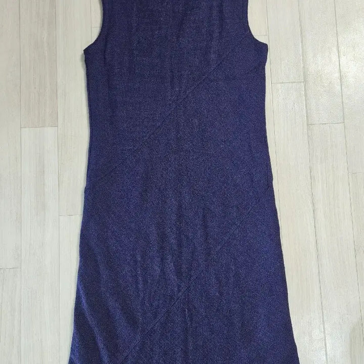 [BUNJANG] MISSONI Purple V-Neck Sleeveless Dress / [MISSONI] 미쏘니 퍼플 V넥 민소매 원피스 85